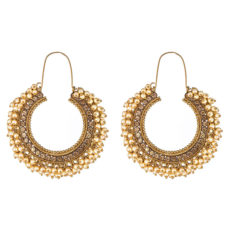 Shaurya Earrings in Pearl