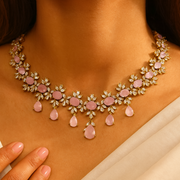 Pink Raqayya Necklace Set