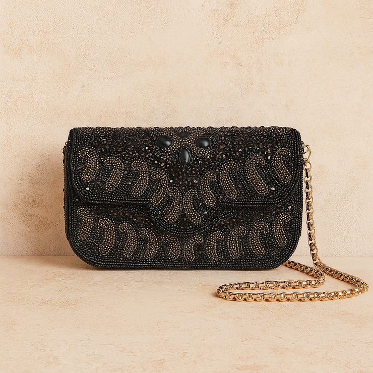Suhana (Black) Clutch