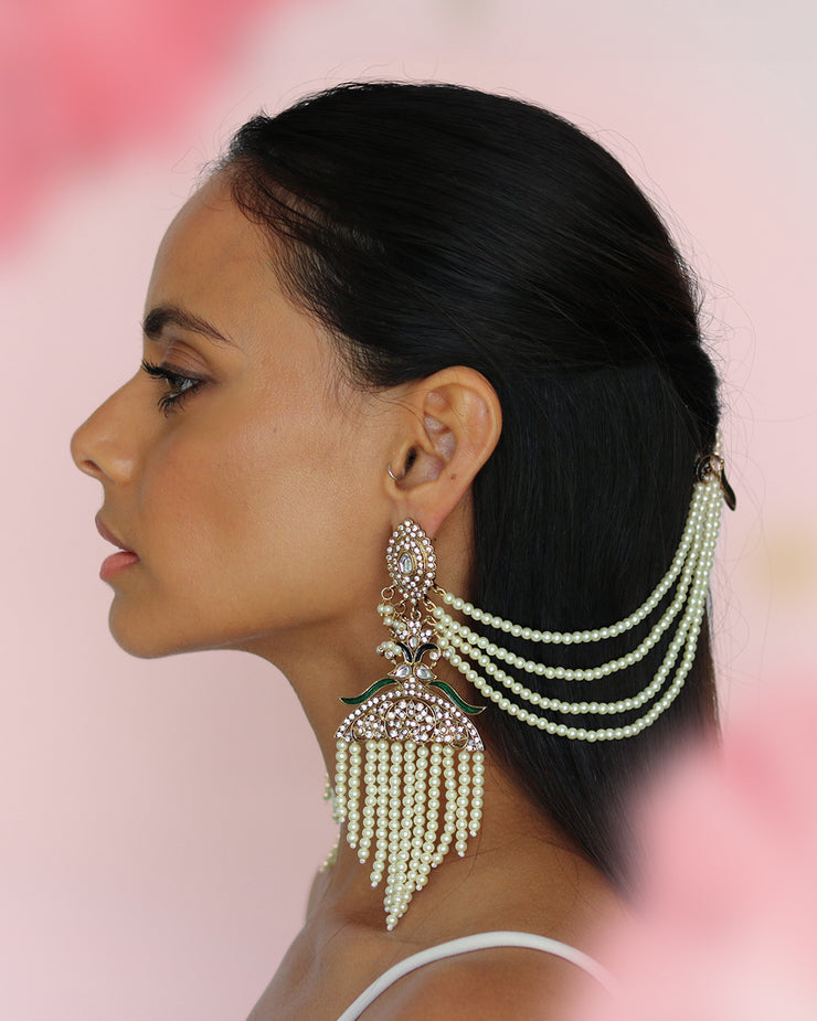 Manveen Pearl Drop Earrings