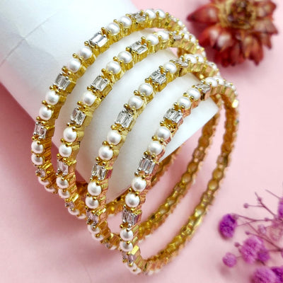 Farah Bangle Set in Gold