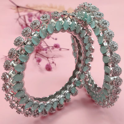 Eknoor Bangle Set in Mint