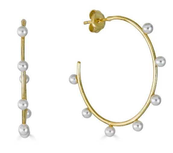 Charmi Pearly Hoops