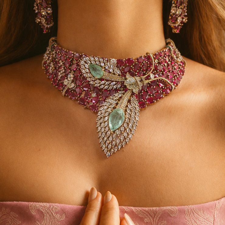 Azmara Necklace Set – BLOSSOM BOX JEWELRY