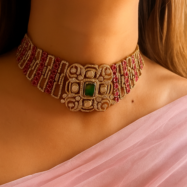 Kohinoor Choker Set
