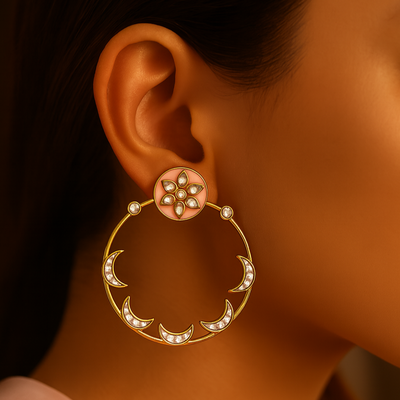 Chandira Hoop Earrings