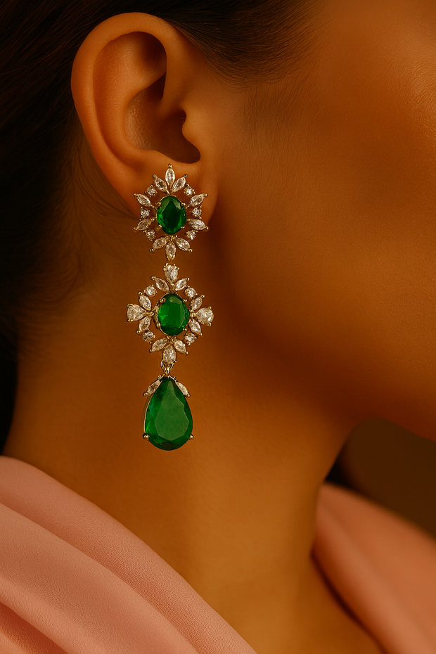 Emerald Raqayya Necklace Set