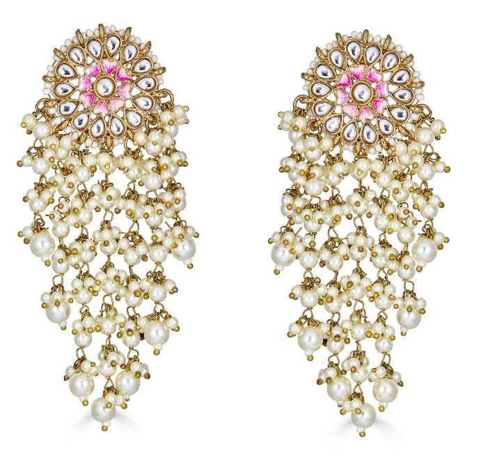 Richa Pearly Drop Earrings