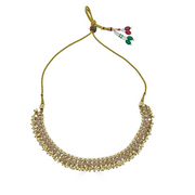 Saleena Necklace Set in Champagne