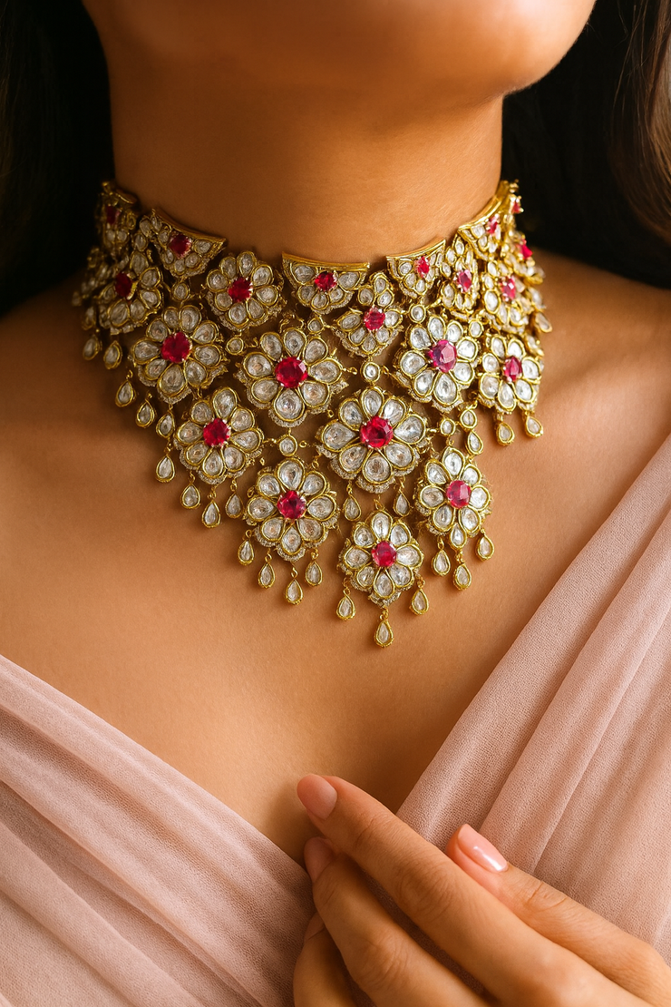 Rani Rosette Choker