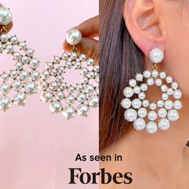 Mehreen Pearly Drop Earrings