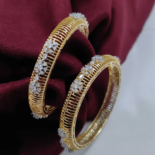 Sparkling AD 2PC Bangles