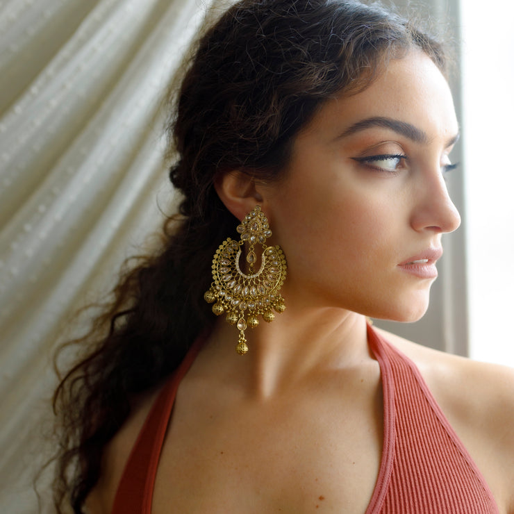 Sanika Earrings in Gold
