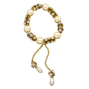 Nima Hand Bracelet in Pearl
