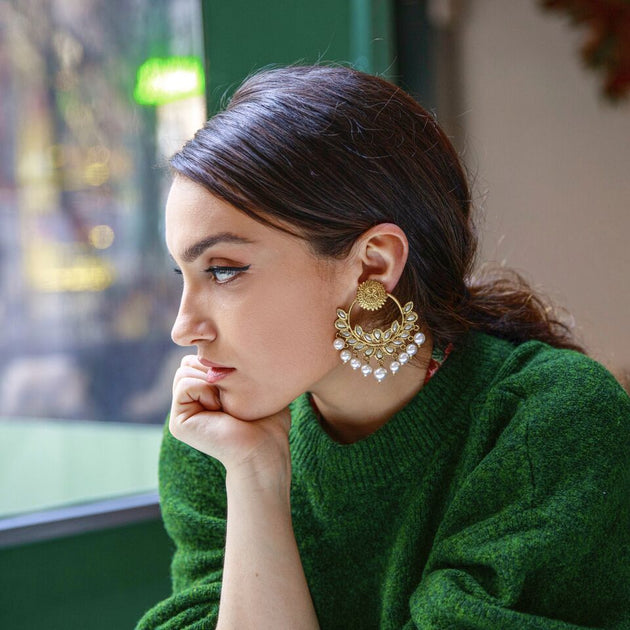 Amaya Floral Drop Earrings – BLOSSOM BOX JEWELRY