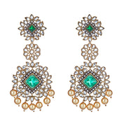 Aviva Emerald Drop Earrings