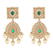 Rashi Earrings in Emerald