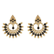 Adhira Earrings in Onyx