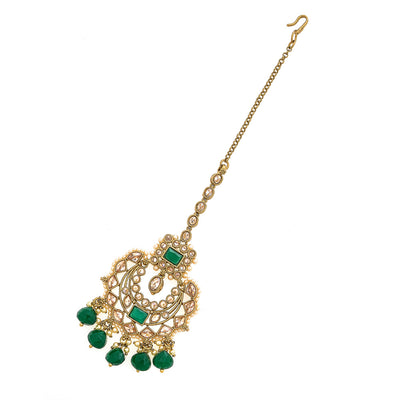 Mishita Headpiece in Emerald