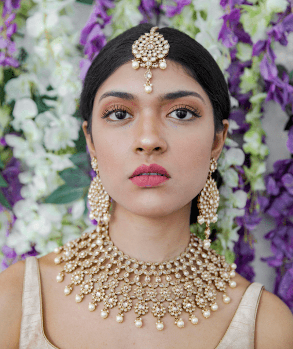 Kusum Necklace in Pearls