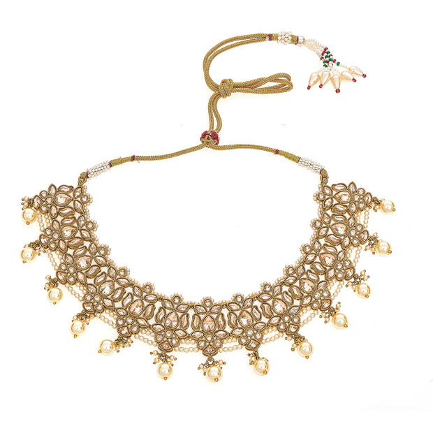 Ahana Choker Necklace in Champagne