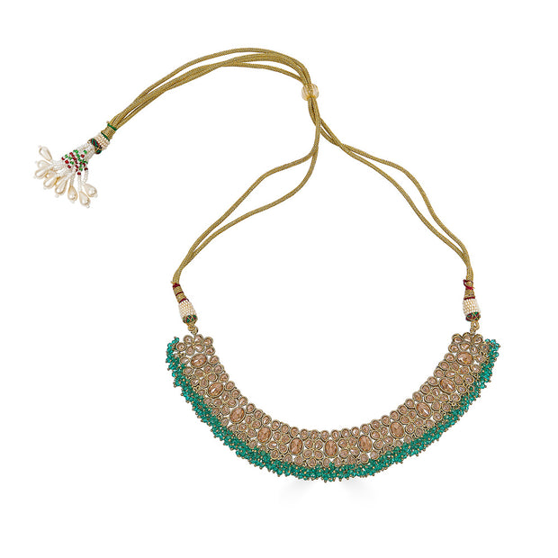 Rachana Necklace Set in Green