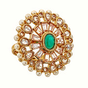 Aria Ring in Emerald