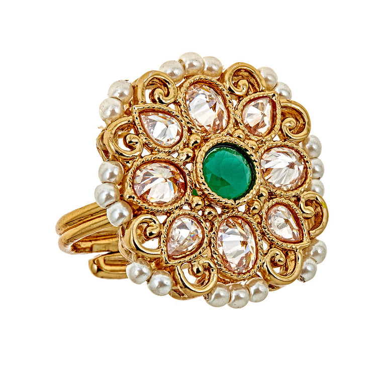 Anika Ring in Emerald